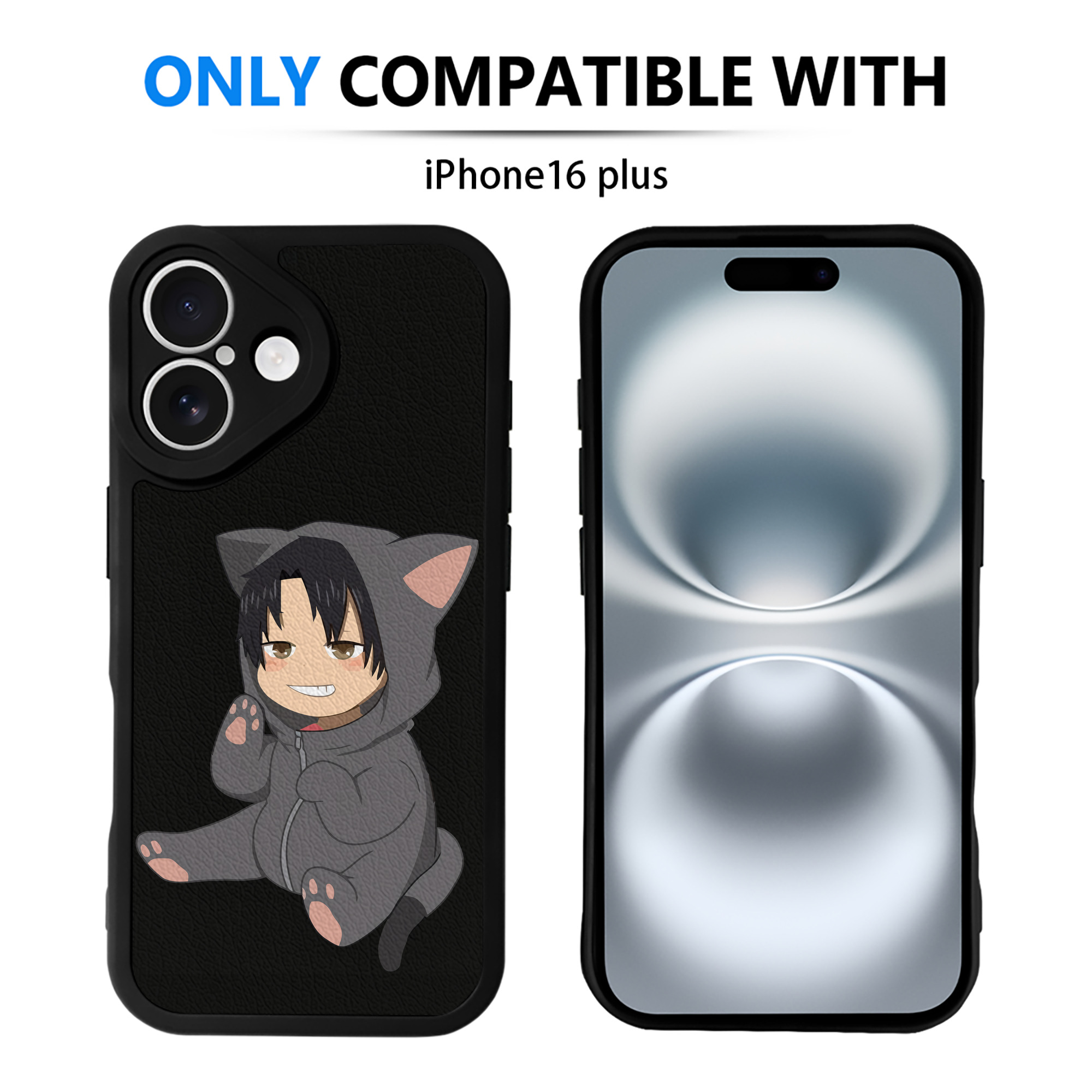 （画像用） ハイキュー!! Haikyu!! 【iPhone 16シリーズ対応】シリコンスマホケース（レザー調） 材質：シリコン
